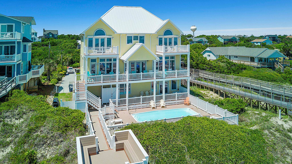 Oceanfront vacation rentals on the Crystal Coast