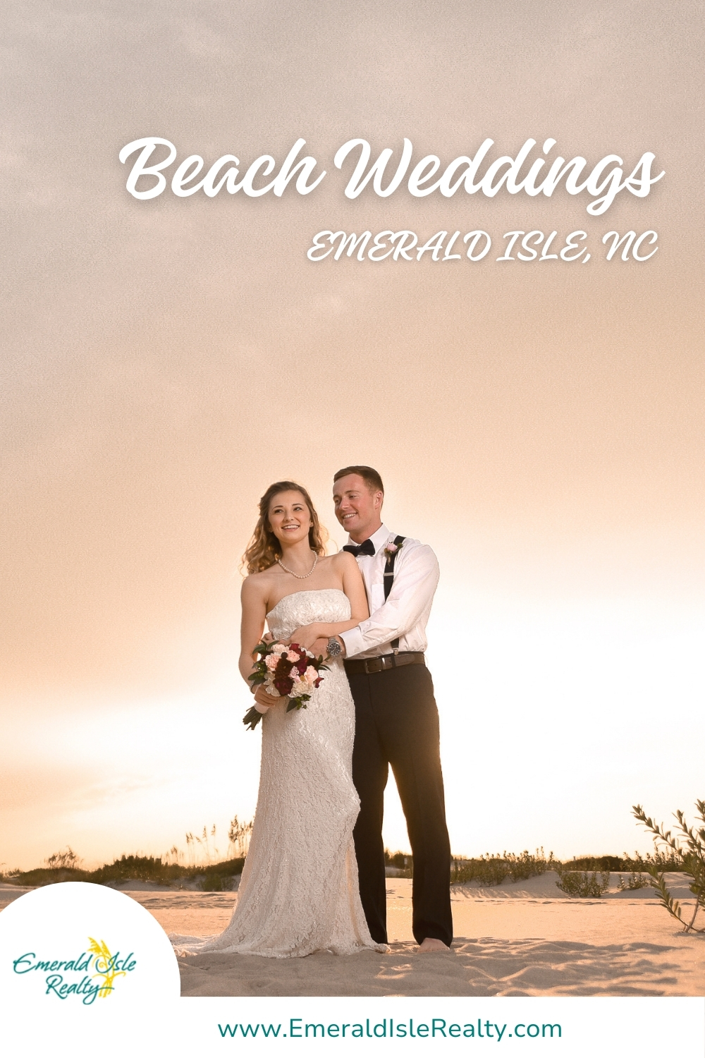 Beach Weddings in Emerald Isle, on North Carolina's Crystal Coast