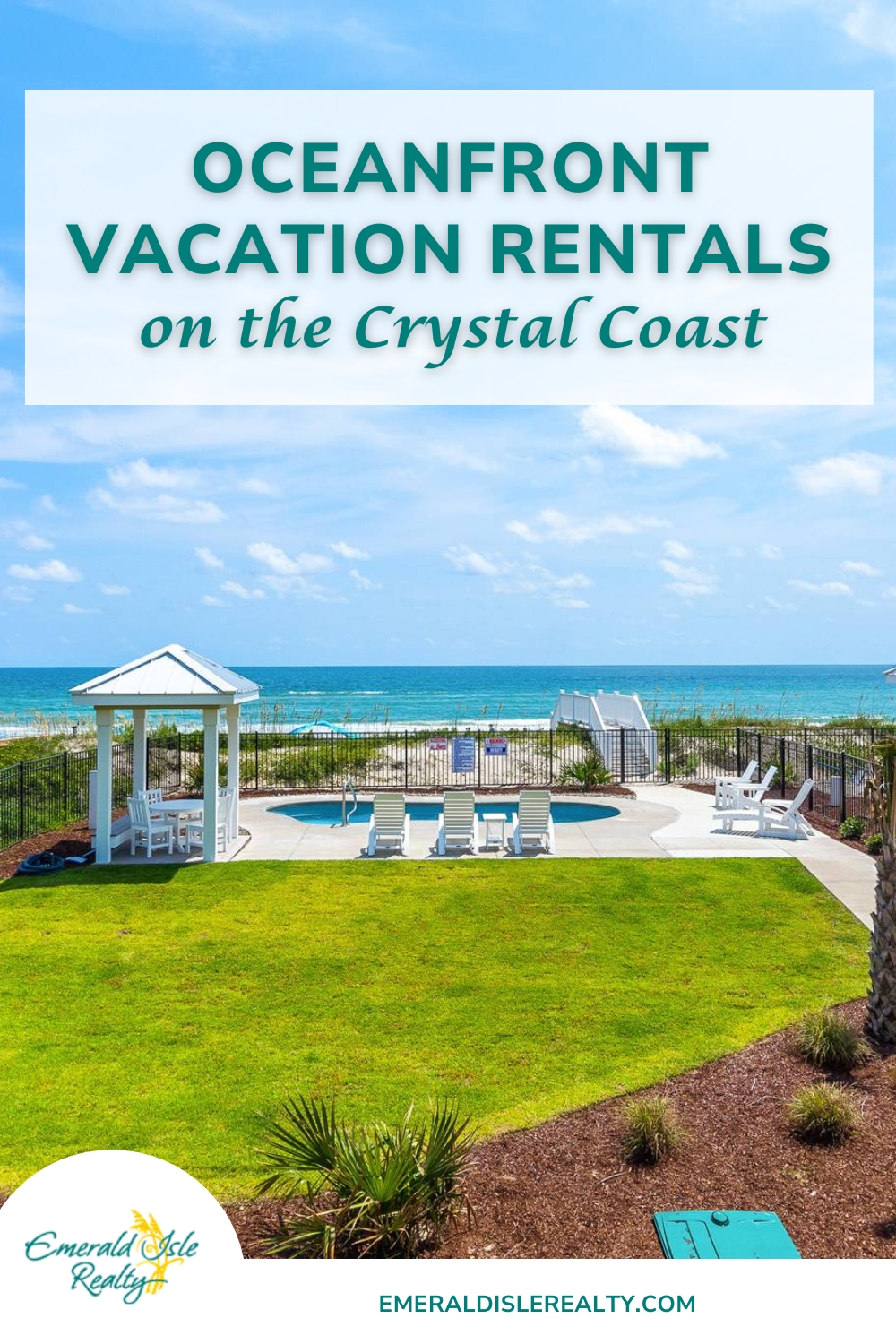 Oceanfront Vacation Rentals on North Carolina's Crystal Coast
