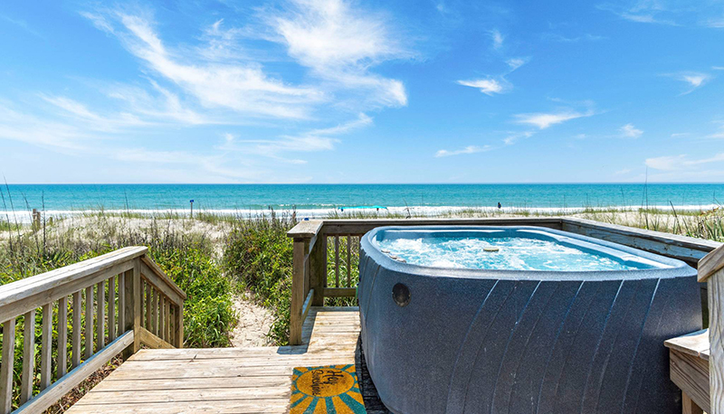 By the Beach hot tub