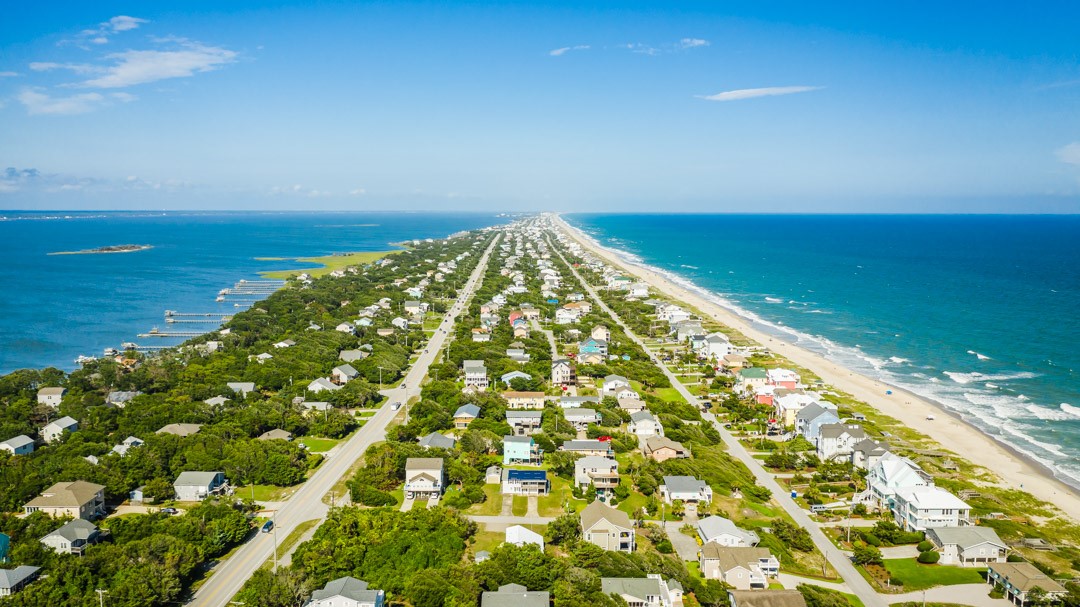 Emerald Isle, on the Southern Outer Banks of North Carolina