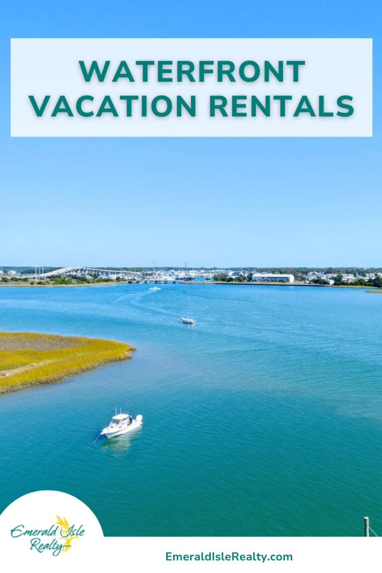 Waterfront Vacation Rentals on NC's Crystal Coast Weekly or Nightly