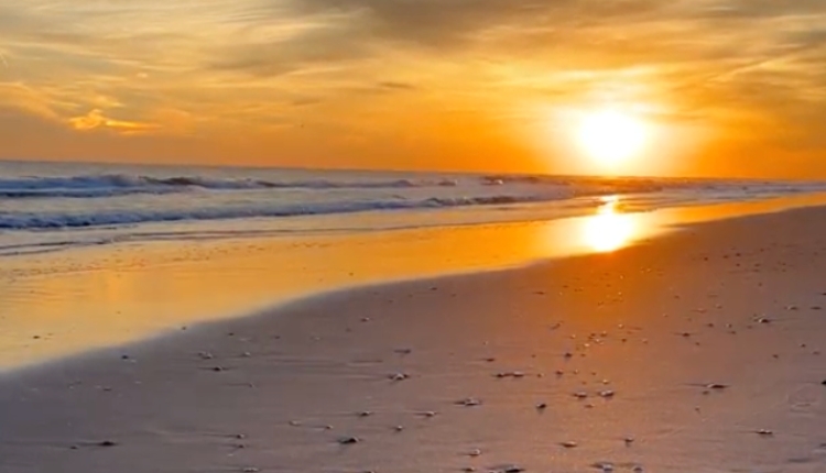 Sunset at Emerald Isle Beach