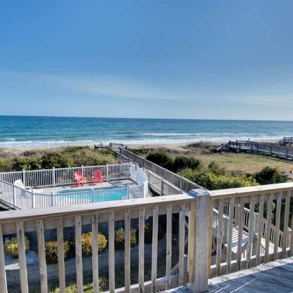 Emerald Isle Beach View from Deck