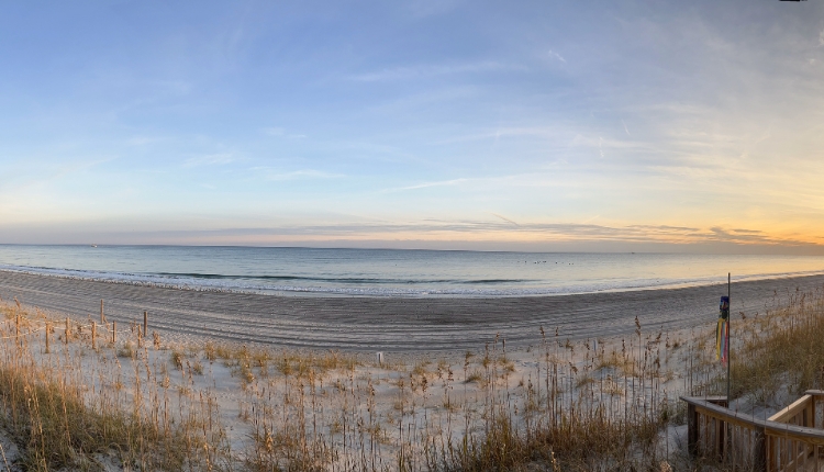 Emerald Isle Beach in the Winter