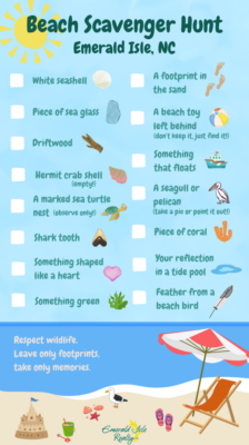 EIR Beach Scavenger List