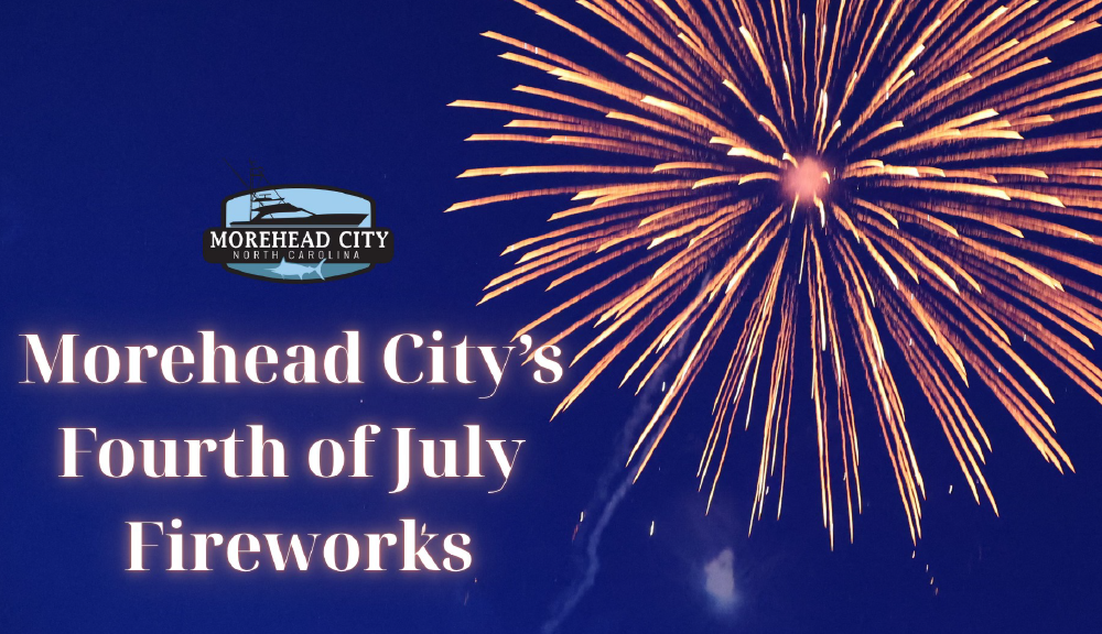 image of Morehead City’s Fourth of July Fireworks logo
