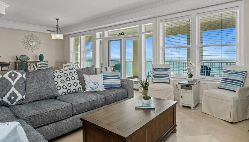 Featured Property – Grande Villas 7-G living room