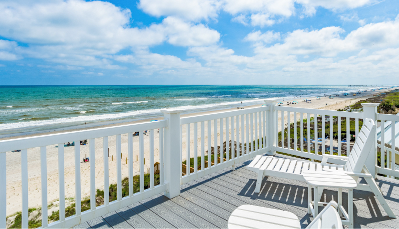 Ocean view - oceanfront patio