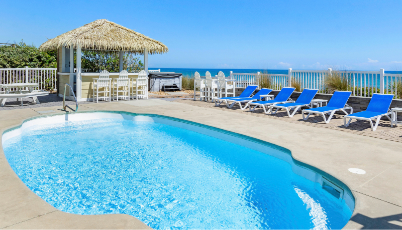 Ocean view - swimming pool
