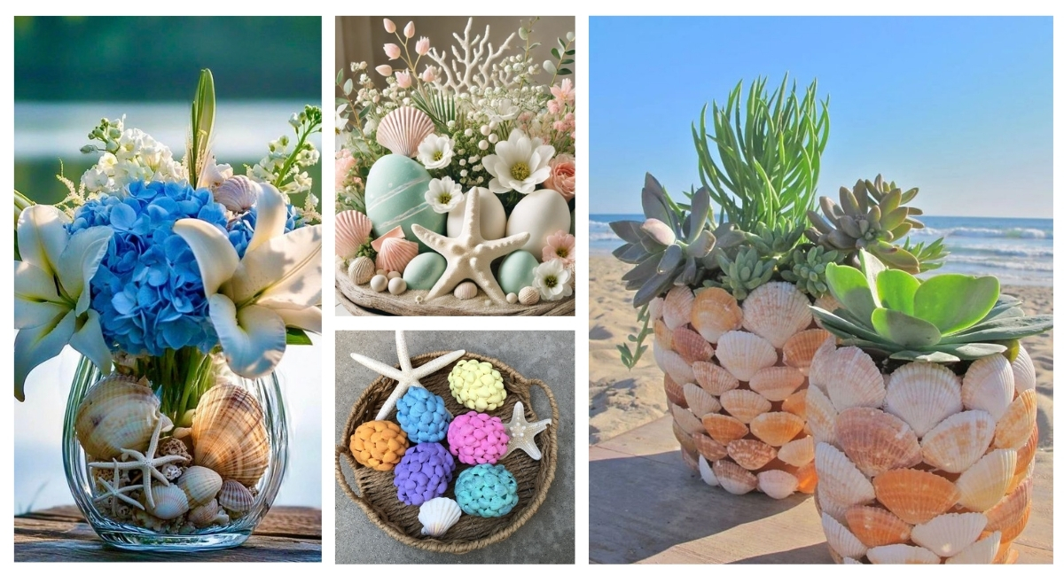 Easter and Spring-Inspired Shell Decor