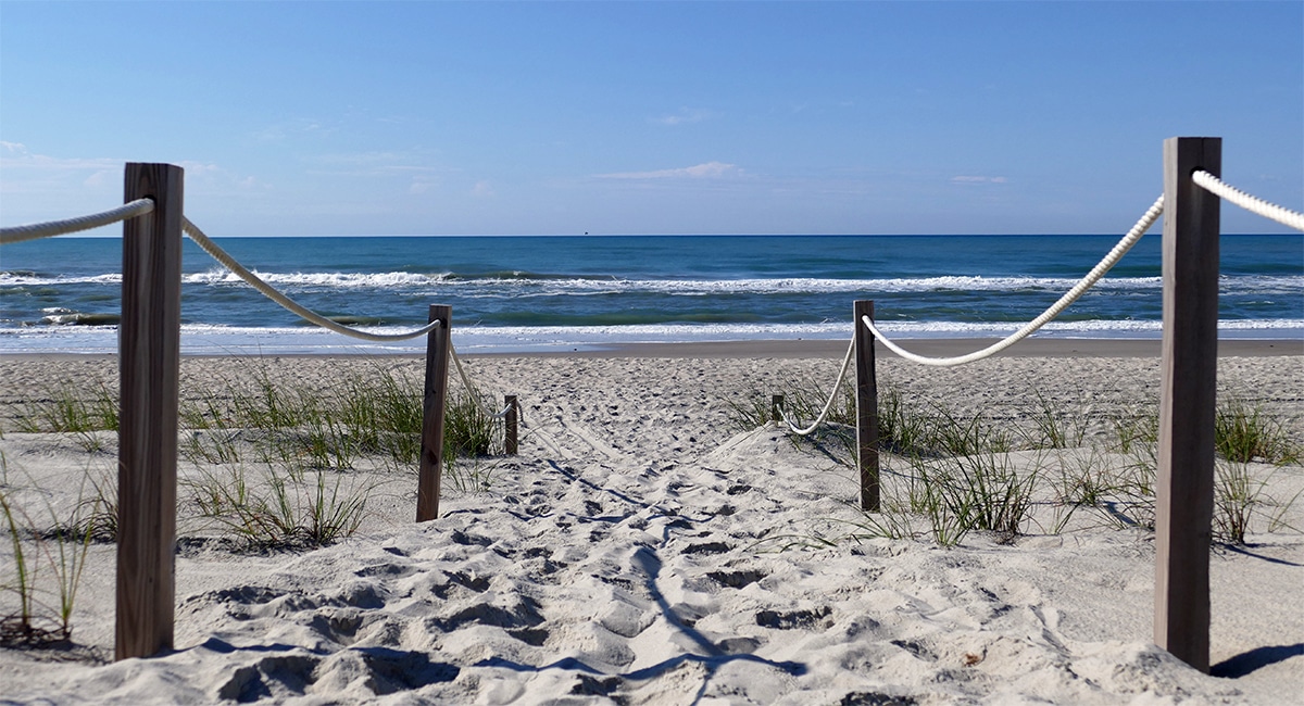 Emerald Isle beach access from vacation rental