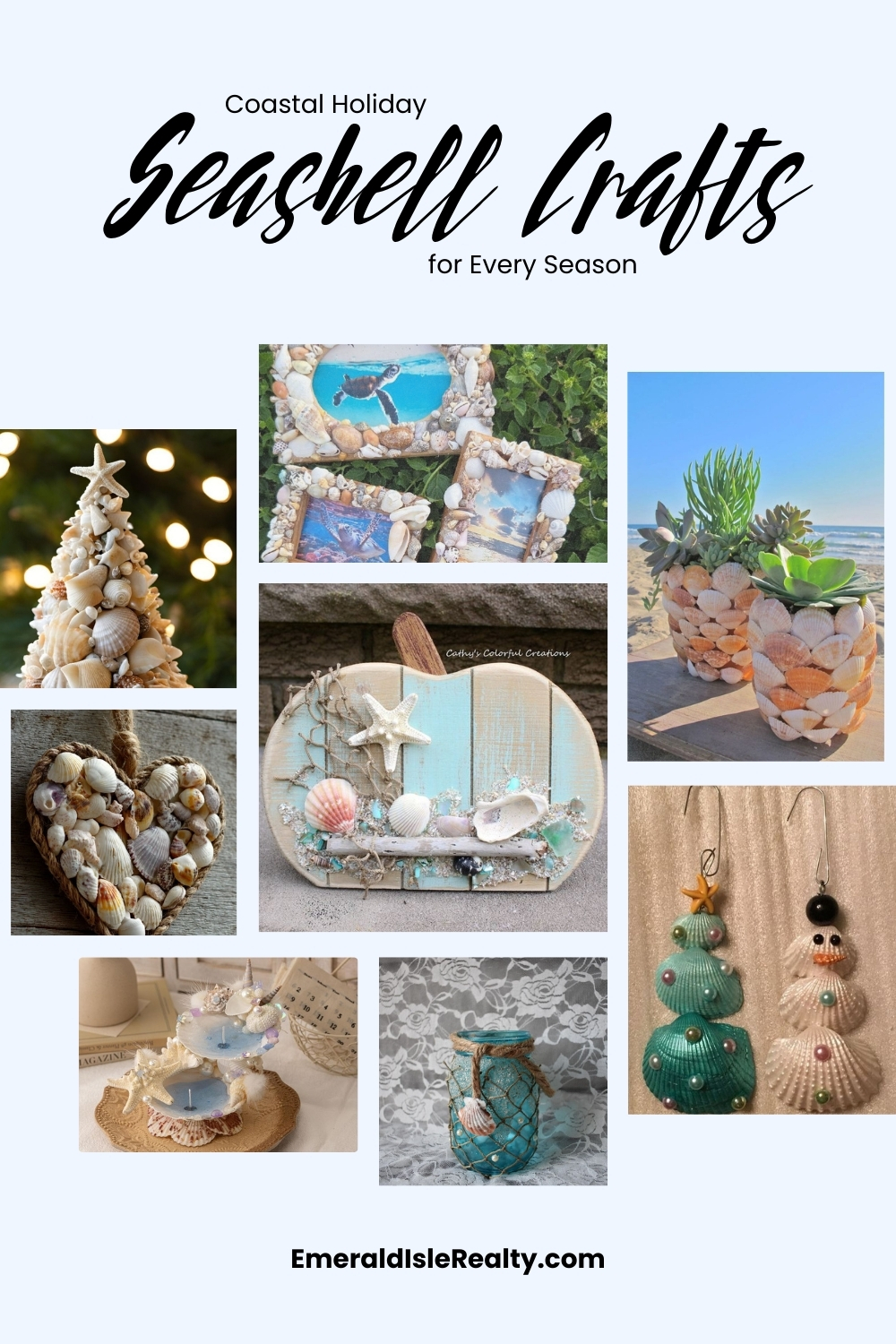 Coastal Holiday Seashell Crafts for Every Season