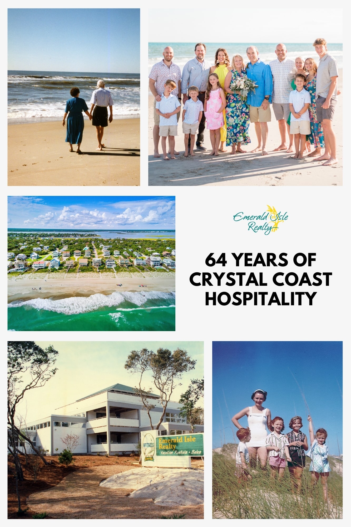 Emerald Isle Realty - 64 Years of Crystal Coast Hospitality pin