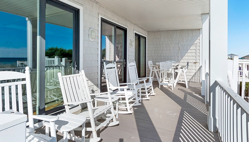 Cedar Lodge West deck