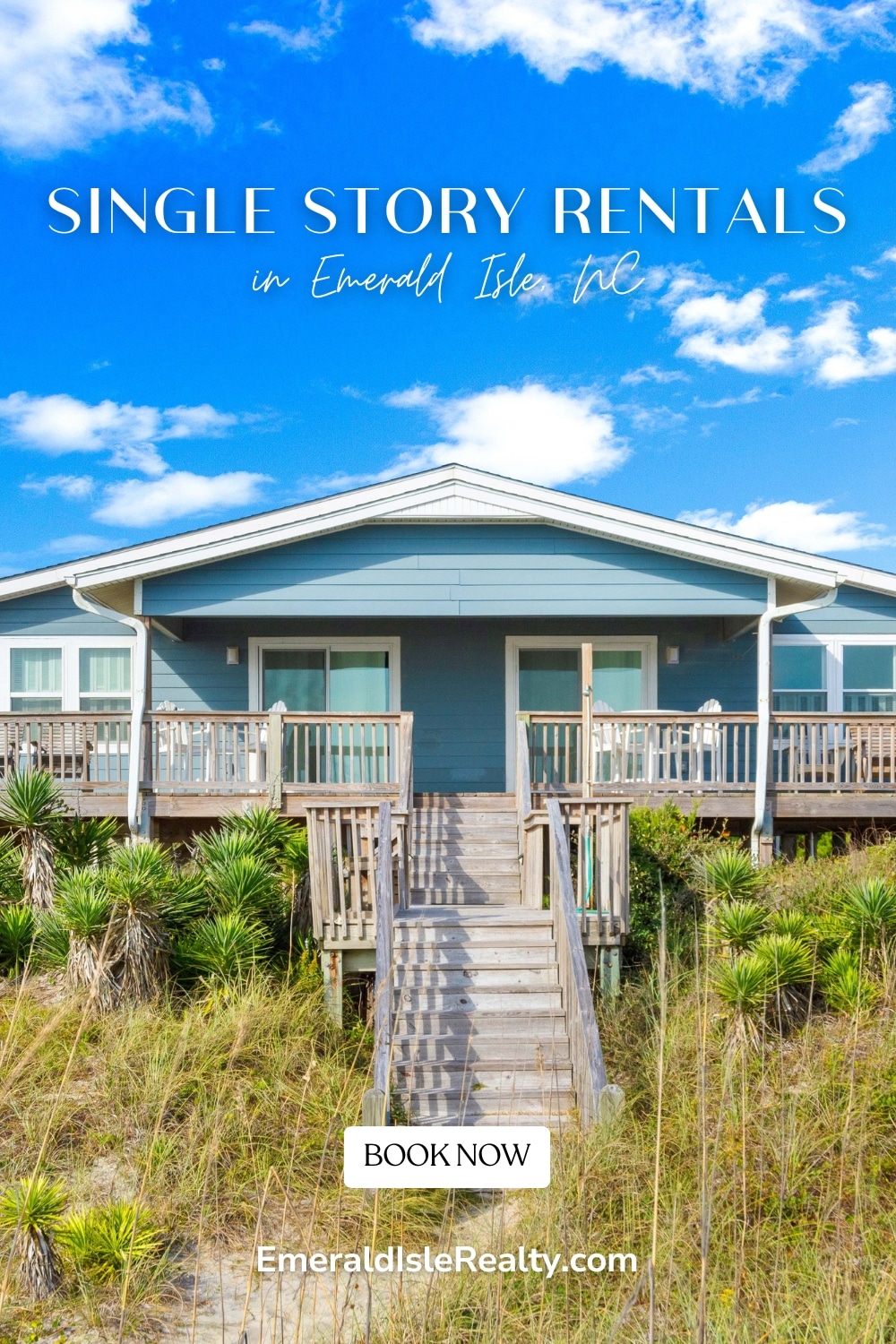 Single Story Rentals in Emerald Isle, NC