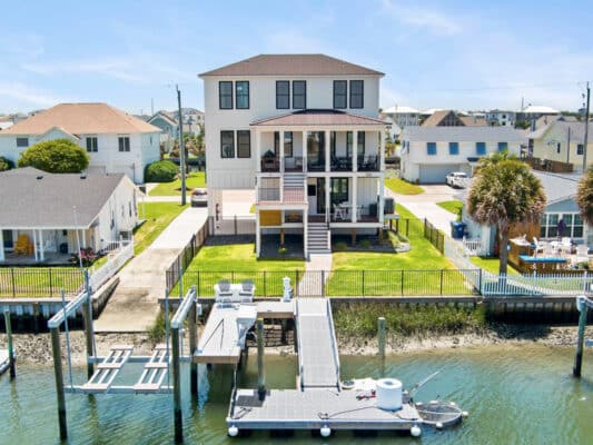 Shad Pad - soundfront vacation rental in atlantic beach nc | emerald isle realty