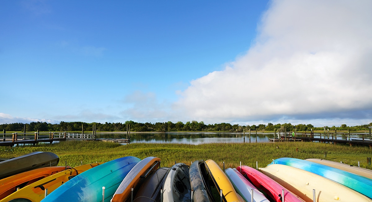 Kayaks in Emerald Isle NC