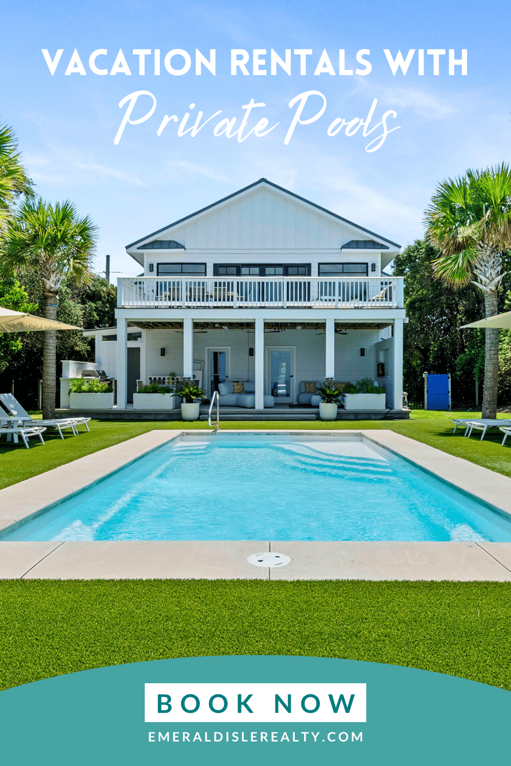 Emerald Isle Realty vacation rentals with private pools