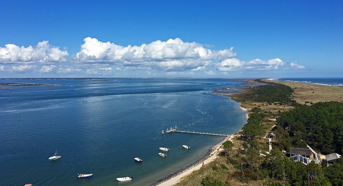 shoreline of the crystal coast
