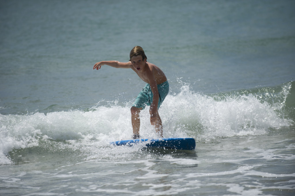 Surfing in Emerald Isle NC