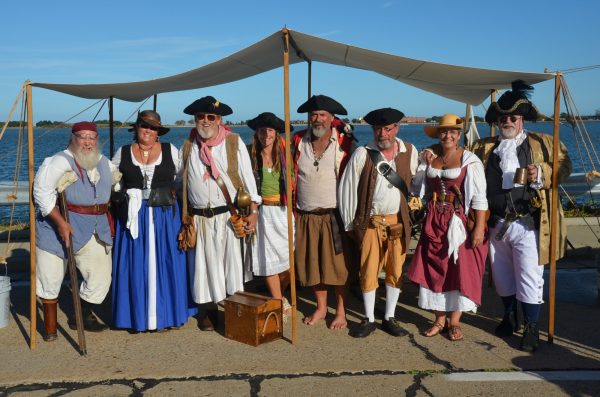 Blackbeards Crew at the Beaufort Pirate Invasion