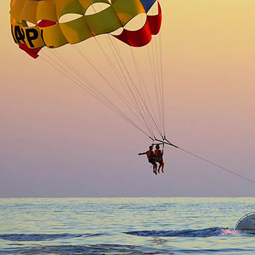 Parasailing on North Carolina's Crystal Coast