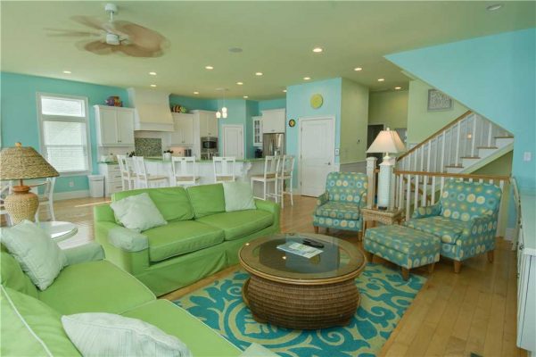 Pirates Perch Vacation Rental - Living Area