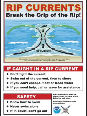 Rip Current Safety Diagram