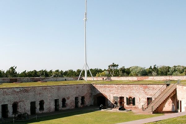 Fort Macon State Park Upper Tier Flag