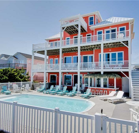 Large Vacation Rentals with 8+ bedrooms in Emerald Isle NC