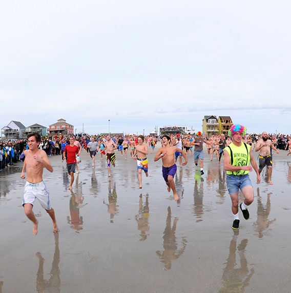 Penguin Plunge in Atlantic Beach NC