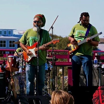 Band at Swansboro Mullet Festival in Downtown Swansboro, NC